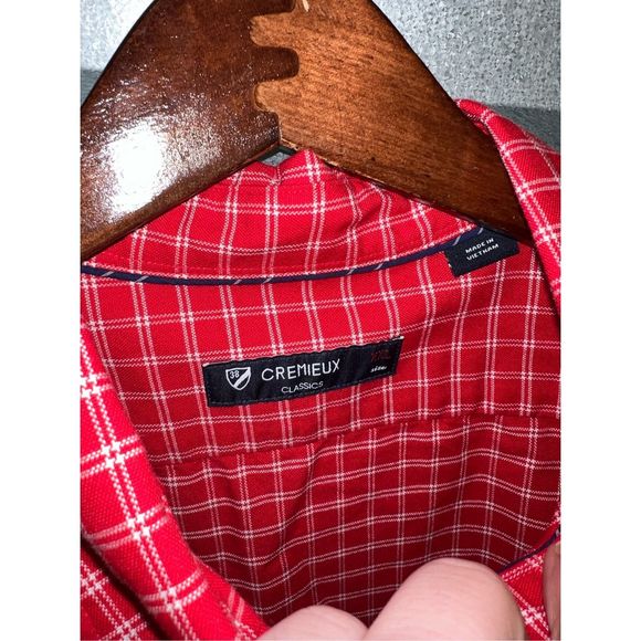 NWT Red Daniel Cremieux Short Sleeve Button Down Shirt Size 2XL - Picture 4 of 14